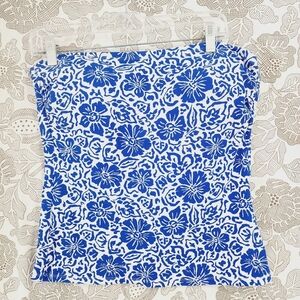 Tommy Bahama Blue Floral Bikini Top